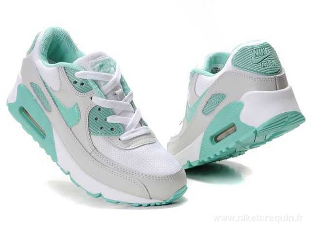 cheap gray and green nike shoes air max 90 (1)